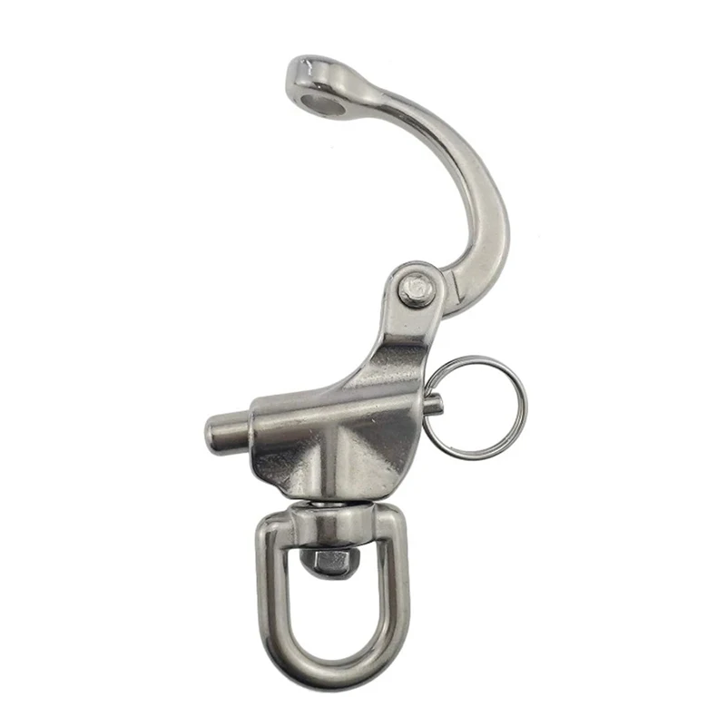 Reliable Swivel Eye Snap Shackle with Quick Release for Secure Sailing Experience