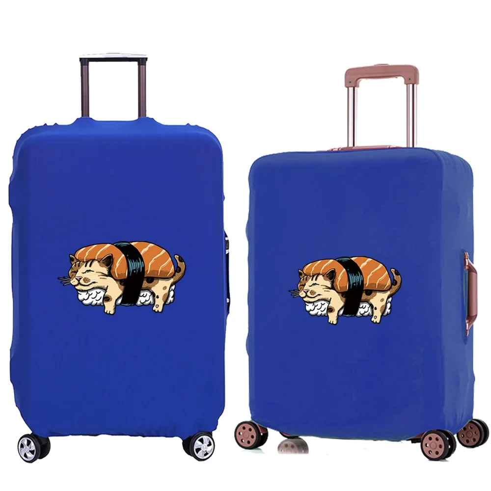 Travel Luggage Protective Cover Japan Cat Pattern Travel Accessories Elastic Suitcase Case Apply To 18-28inch