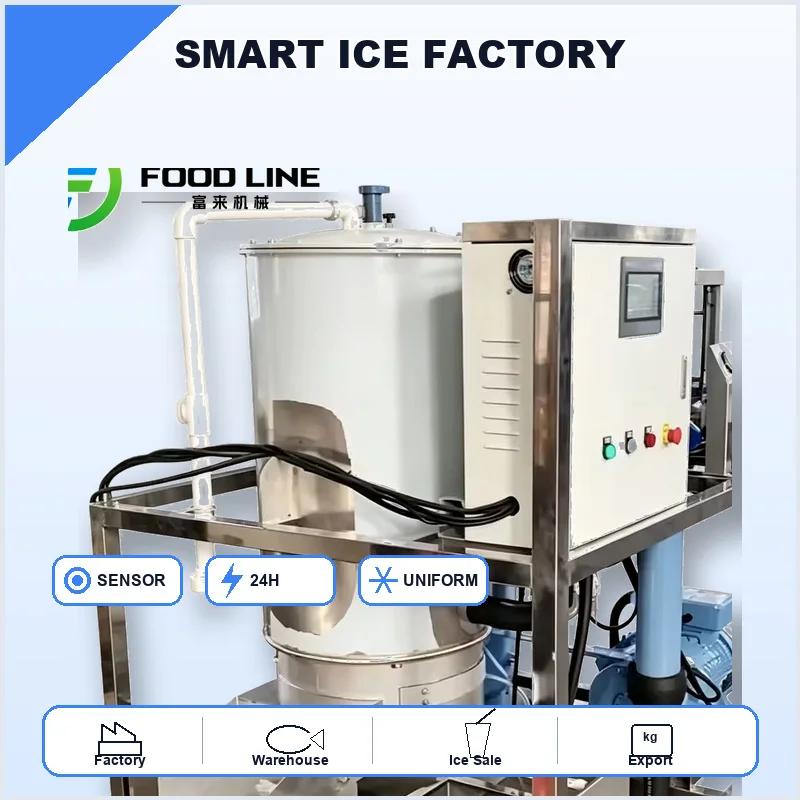Turnkey Tube Ice Production Line Automatic 20 Ton Ice Tube Maker Machine High Efficiency Cooling System and Technical Support