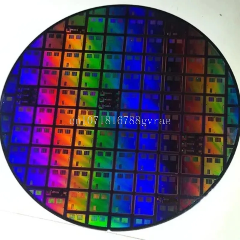 Birthday Gift Photoetching Circuit Chip Semiconductor Silicon Wafer CPU Wafer Science and Technology Pendulum Piece