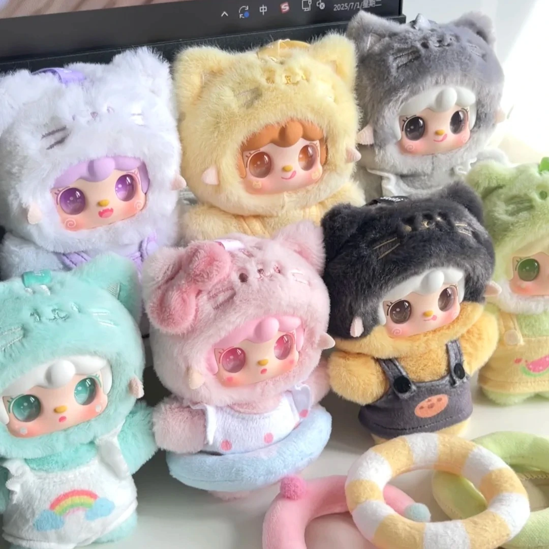 

Yooki Meow, летняя вечеринка, слепая коробка, виниловая кукла с лицом, изысканная загадочная коробка, коллекционные предметы, настольные украшения, подарки-сюрпризы