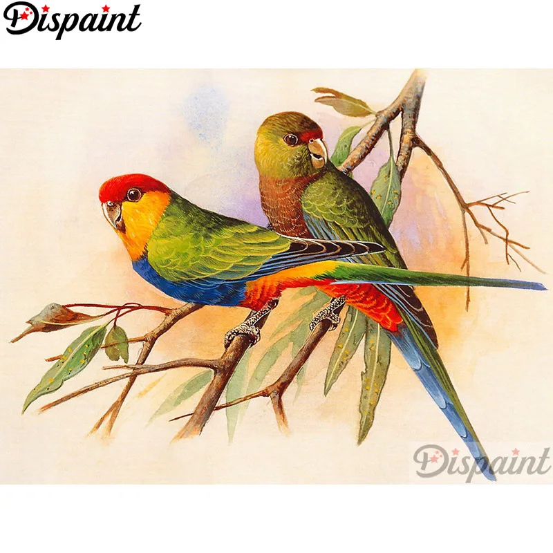 

Dispaint Full Square/Round Drill 5D DIY Diamond Painting "Animal bird scenery" 3D Embroidery Cross Stitch Home Decor Gift A12309