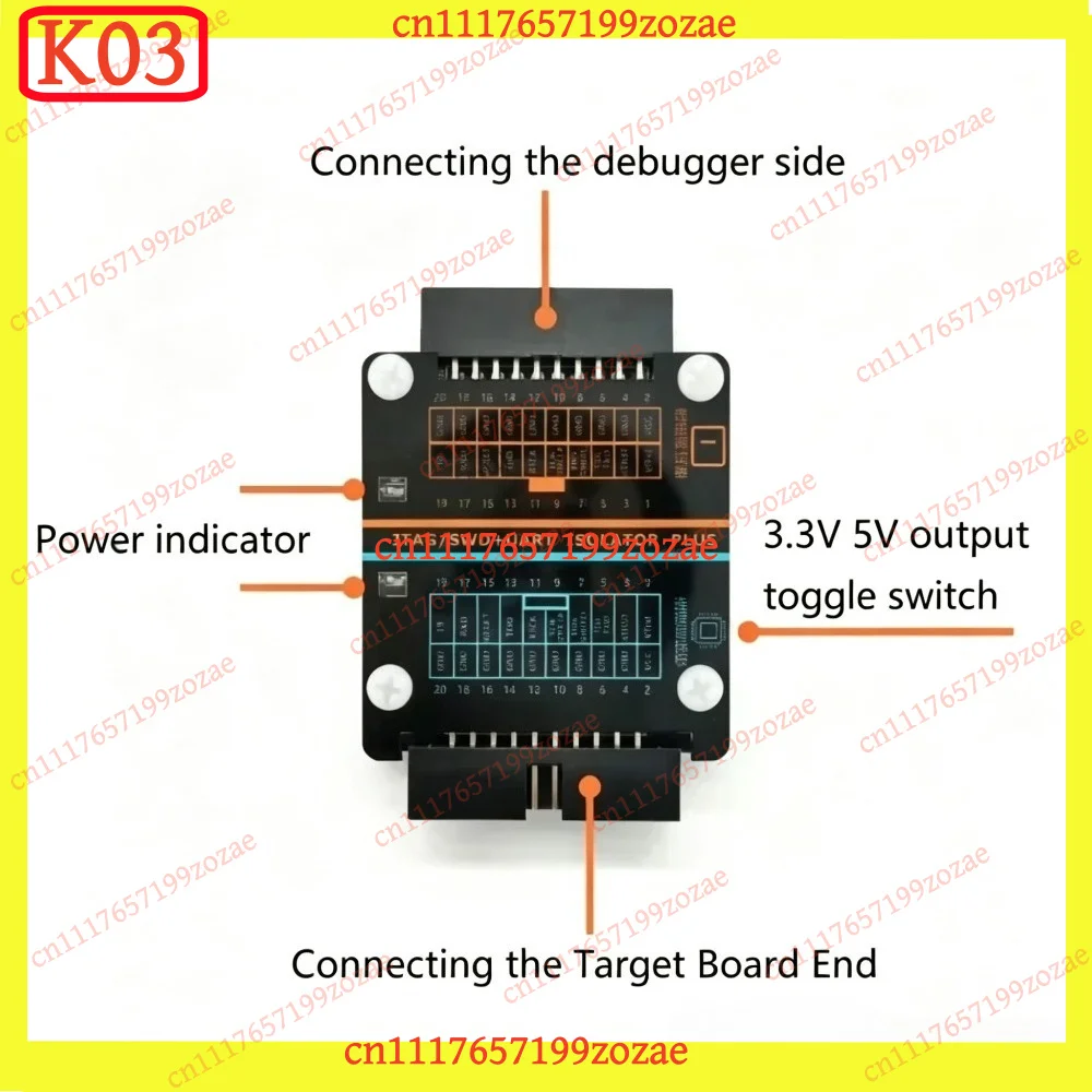 LK High-Speed JTAG SWD Serial Isolated Emulator EKD04-Plus Support JLink STLink DAPlink Debugger, Replacement Parts
