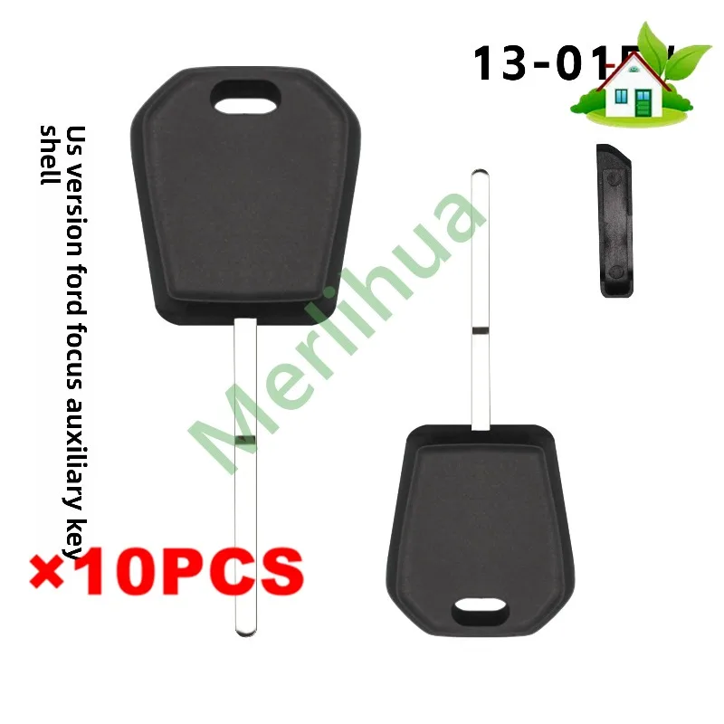 FOR Ford US Spec Plug‑in Type Spare Chip Key Shell With 01 Brass Key Blank Model FOR‑XK‑02 Factory Direct Sale