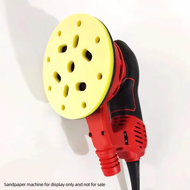 Cuscino in spugna con testa a secco pneumatica spessa Cuscino per mulino a secco Cuscinetto di protezione del vassoio per levigatrice autoadesiva da 6 "