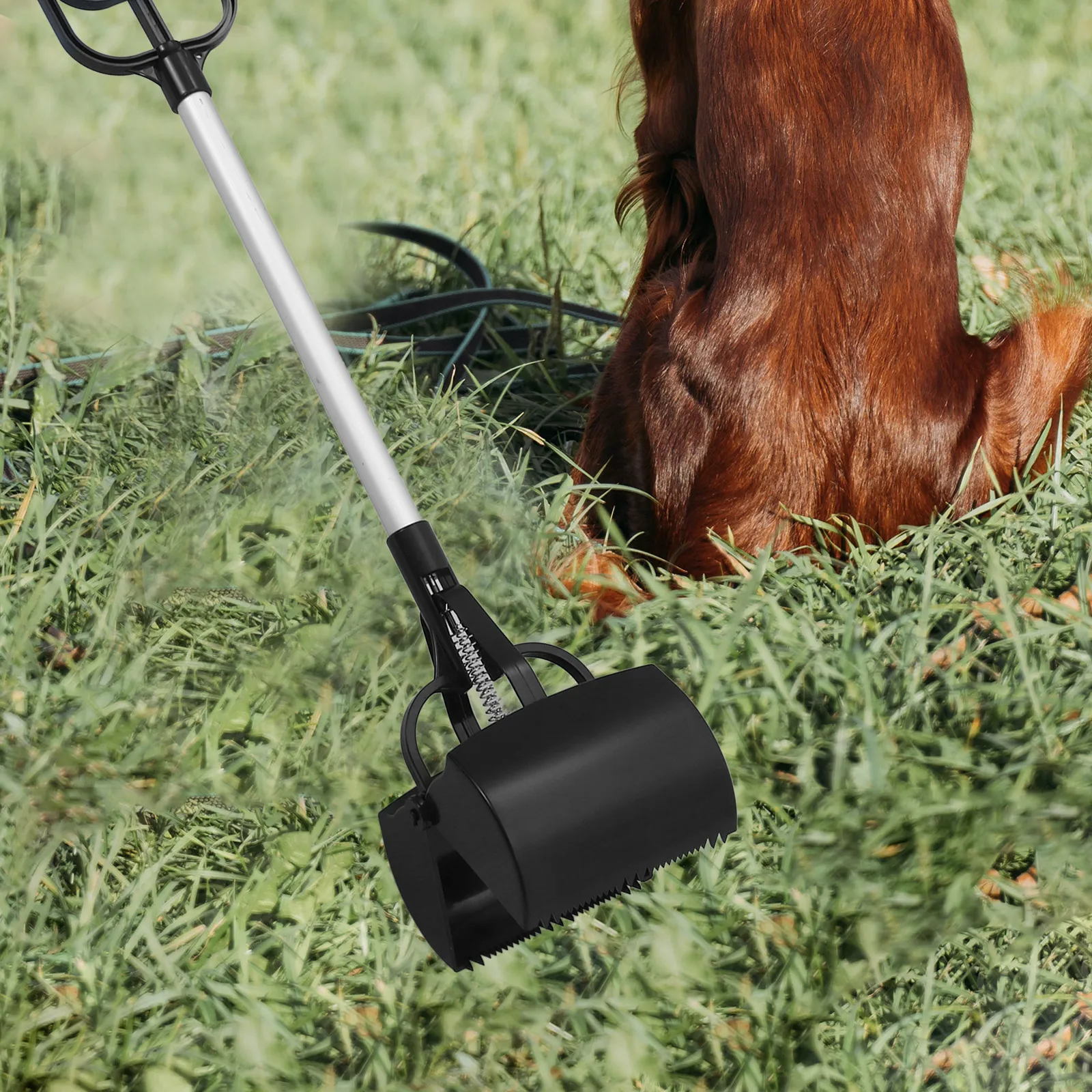 

1Pc Long H Poop Scoop Lightweight Durable Portable Pet Waste Cleaning Supplies Outdoor Hygiene Tool R om Color Plastic