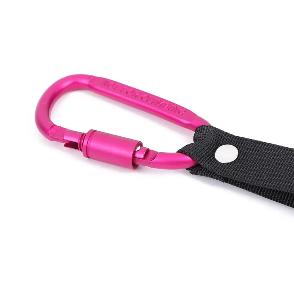 Alloy Multifunctional Carabiner D Shaped with Straps Punch-Free Carabiner Thicken U Shaped Motorcycle Electric Scooter Hook