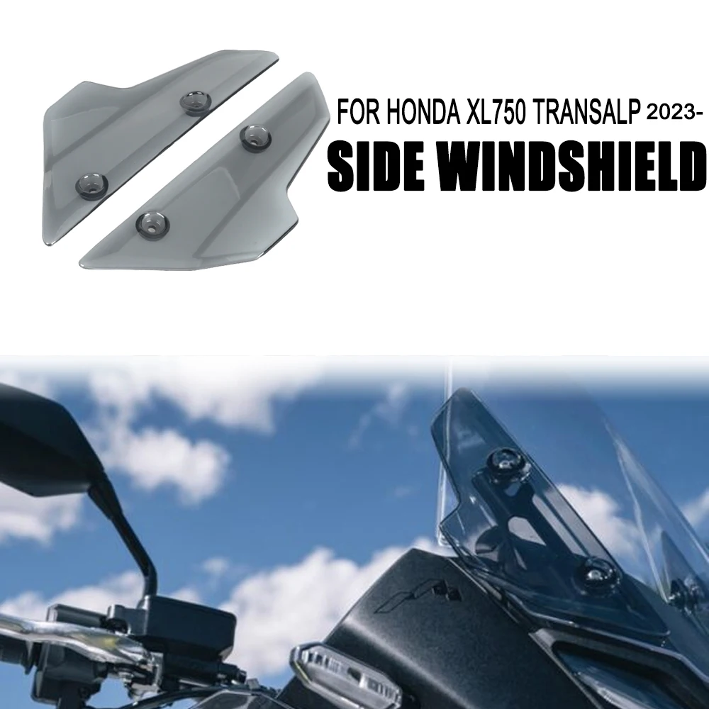 

For Honda XL750 TRANSALP XL 750 Transalp 2023 Motorcycle Accessories Front Wind deflectors Side Spoiler Windshield Windscreen