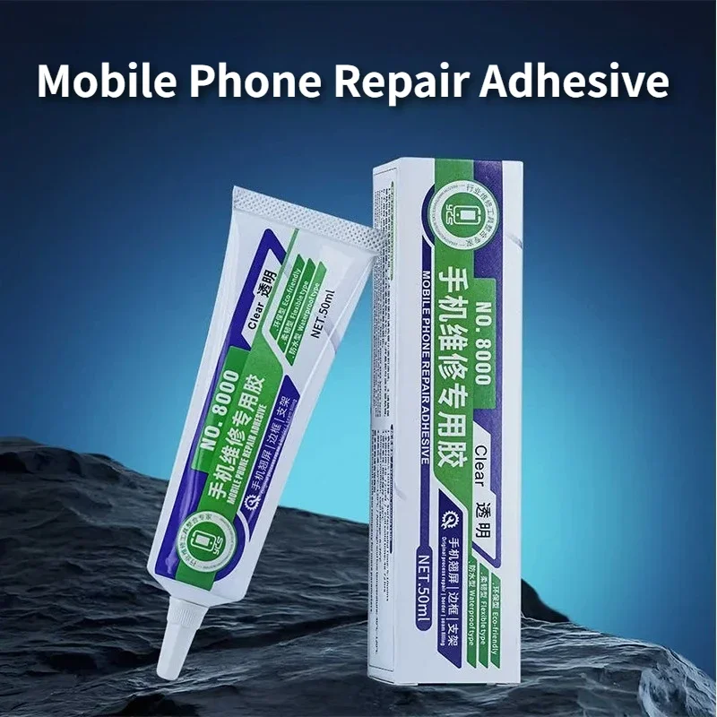 High-Strength Phone Repair Glue Clear & Black Adhesive for LCD Display Frame Bonding Glass/Panel Fixing