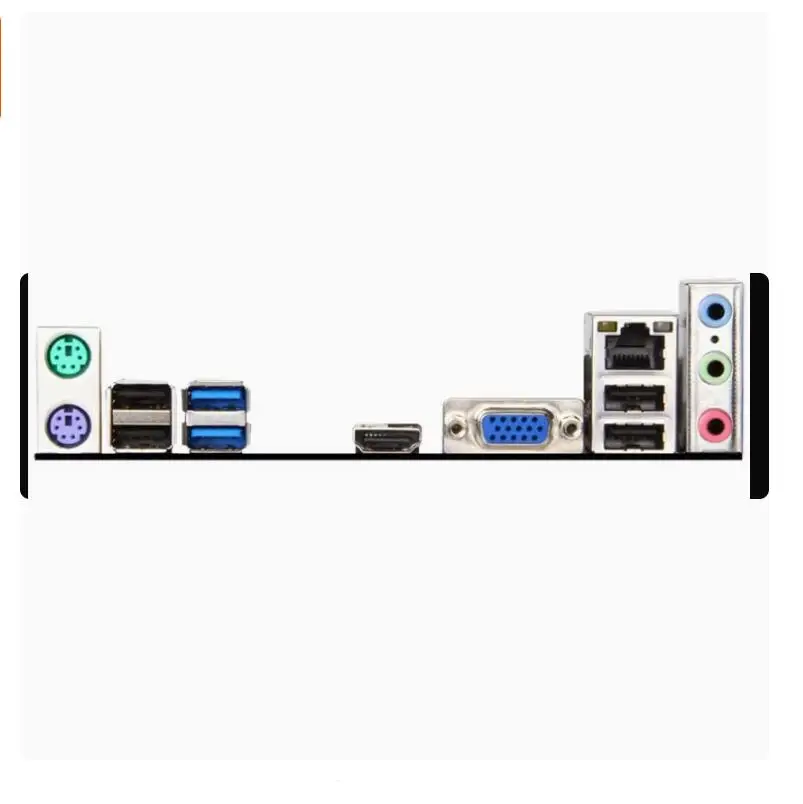 Original IO I/O Shield แผ่นหลังแผ่นรองหลัง Blende สําหรับ MSI H81M-E33 H81M-E33 Plus H81M PRO-VH