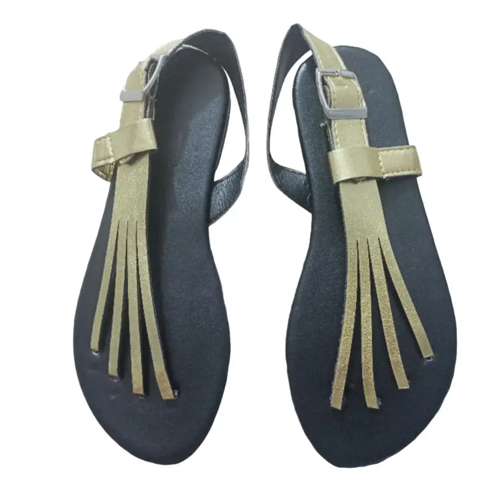 Tongs de plage en faux cuir pour femmes, sandales sexy à clip Parker, chaussures plates peu profondes d'extérieur, nouvelle mode d'été 2025