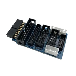 For JLINK V8 J-link V9 Adapter Plate JTAG to SWD Multi-function Converter for ARM STM32 ULINK2 STLINK V2 Switching Board