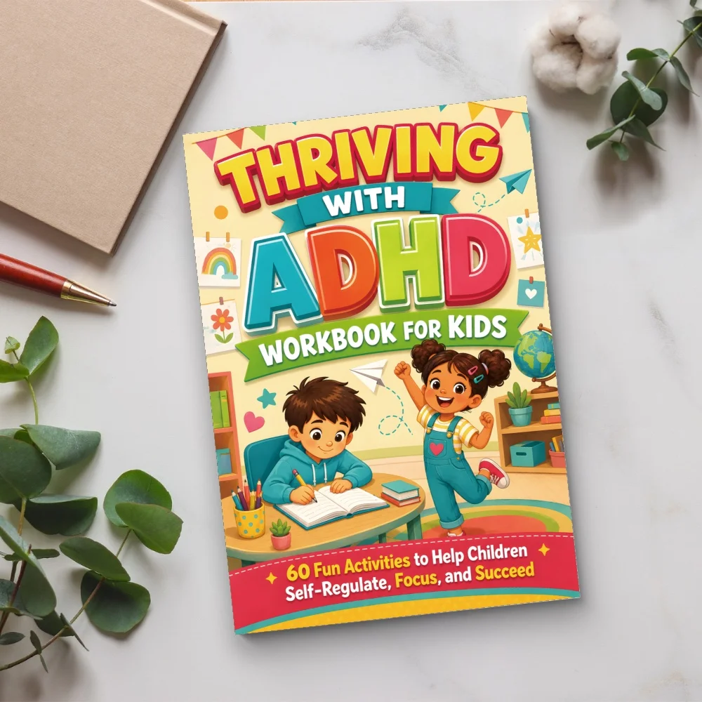 Kids ADHD Growth Workbook: 60 Fun Activities to Boost Focus, Self-Regulation and Confidence