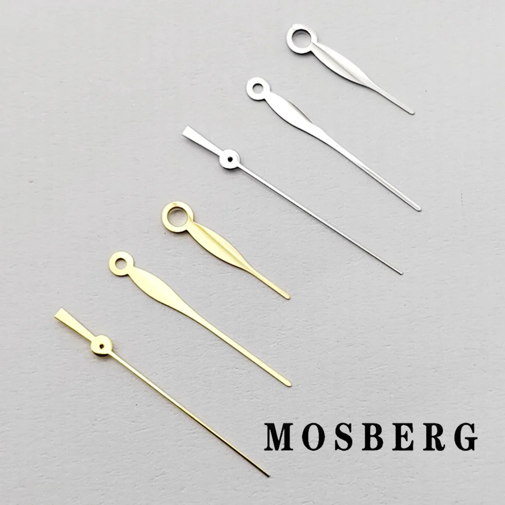 Lancette dell'orologio NH35 argento/oro/oro rosa adatte per orologi NH35 NH36 accessori per movimento automatico