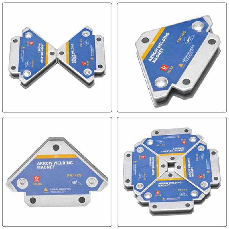 4Pcs 50KG Magnetic Welding Holders Angle Solder Magnet Weld Fixer Positioner Ferrite Holding Auxiliary Locator Tools