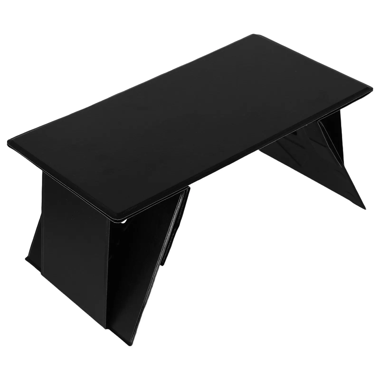 Foldable Laptop Stand for Desk Bed Travel Portable PU Adjustable Angle Ergonomic Notebook Holder Mini Laptop Riser Stand