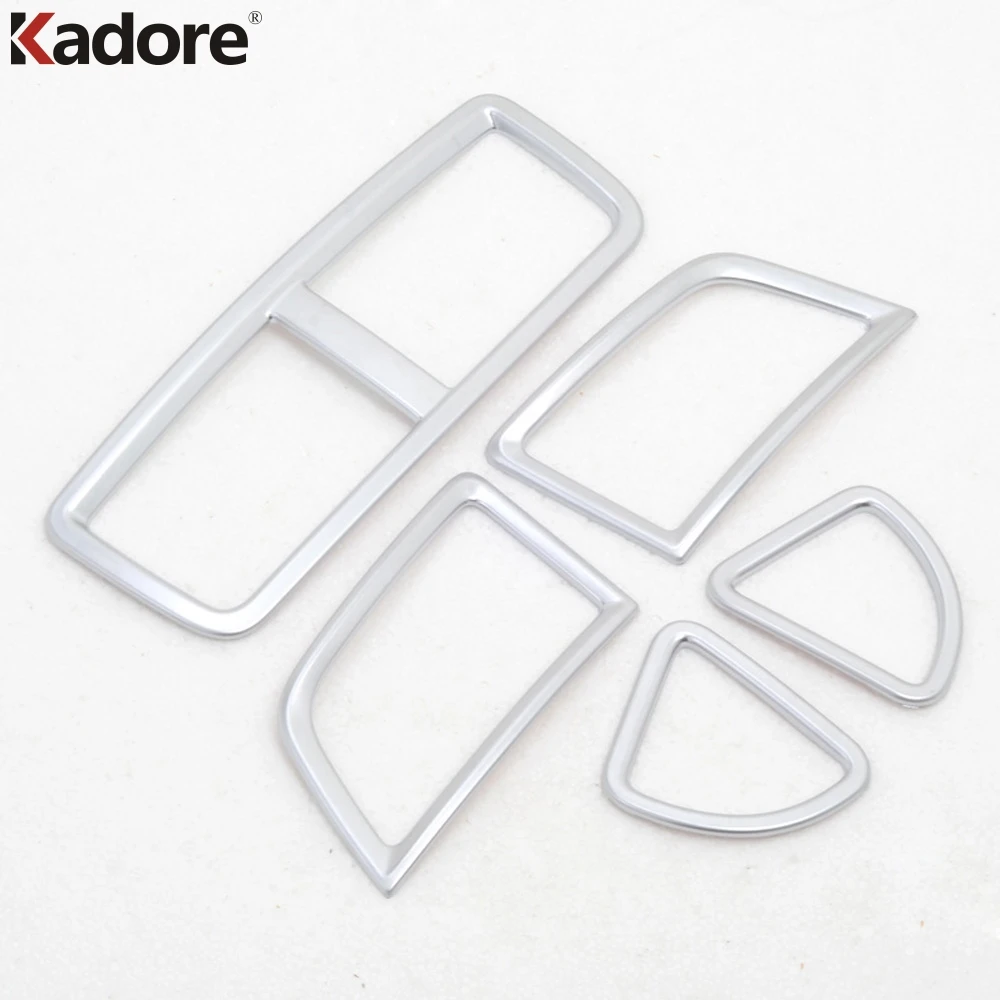 Car Front Air Condition Vent Outlet Cover Trim For Mitsubishi ASX 2011 2012 2013 2014 2015 Matte Decoration Interior Accessories