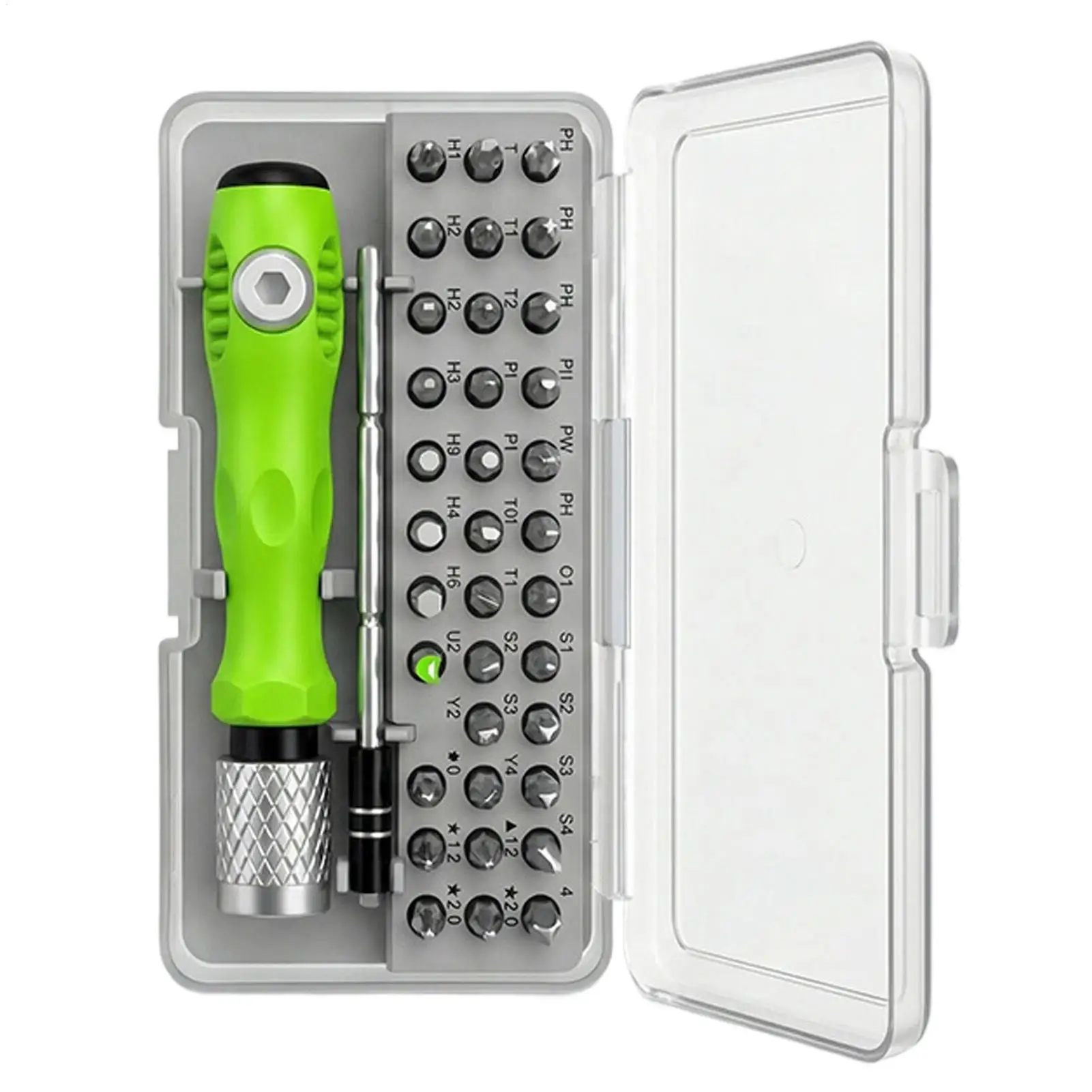 Mini 32-in-1 Precision Screwdriver Set Magnetic Phillips Bits Multifunctional Hand Repair Tool Kit for Phone Watch Glasses PC