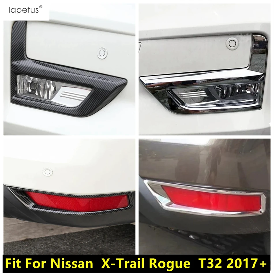

Car Front Rear Fog Lights Lamps Eyebrow Frame Decoration Cover Trim Accessories For Nissan X-Trail X Trail T32 Rogue 2017 - 2020