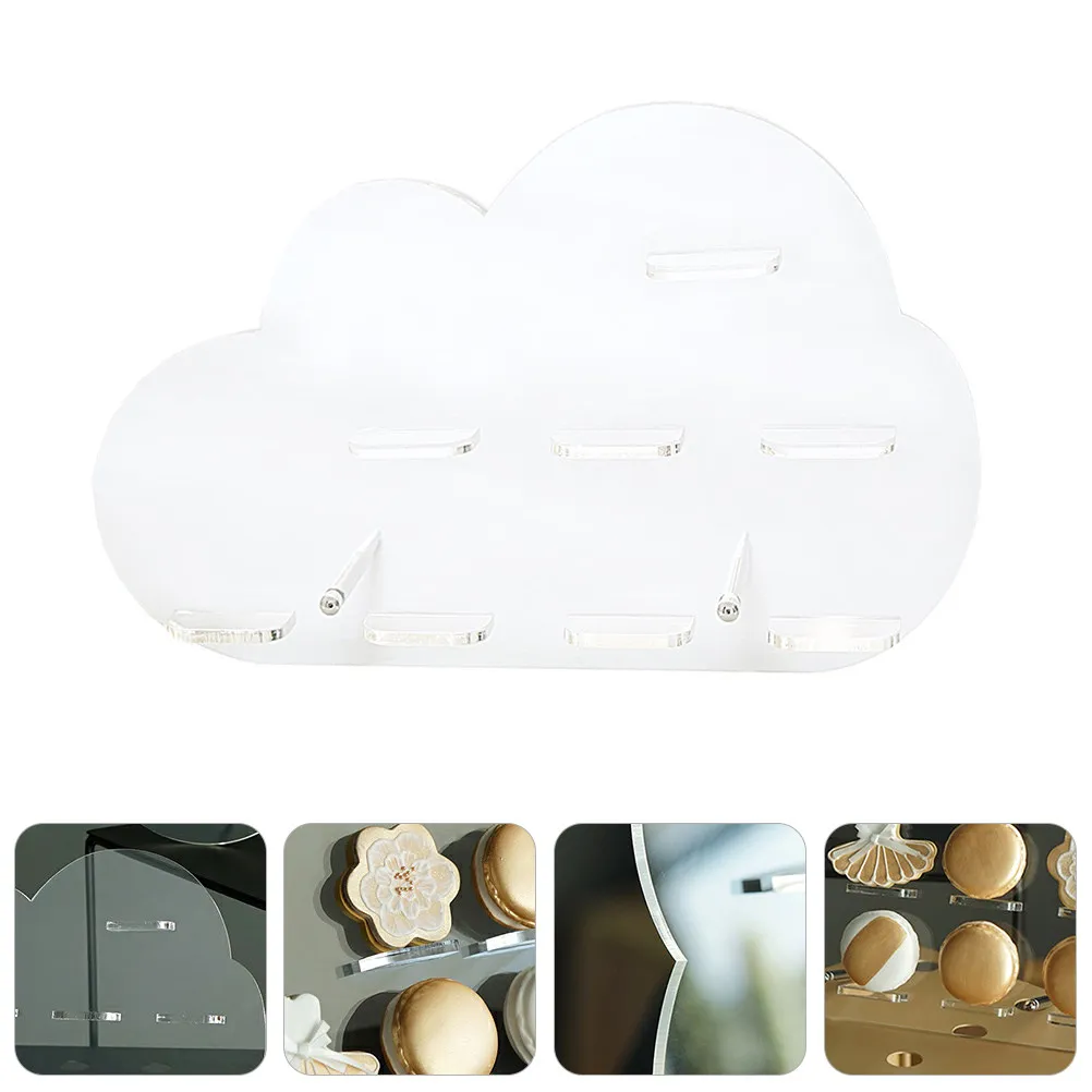 1Pcs Acrylic Desserts Display Stand Transparent Macarons Display Rack for Wedding Party Birthday Event Desserts Stand