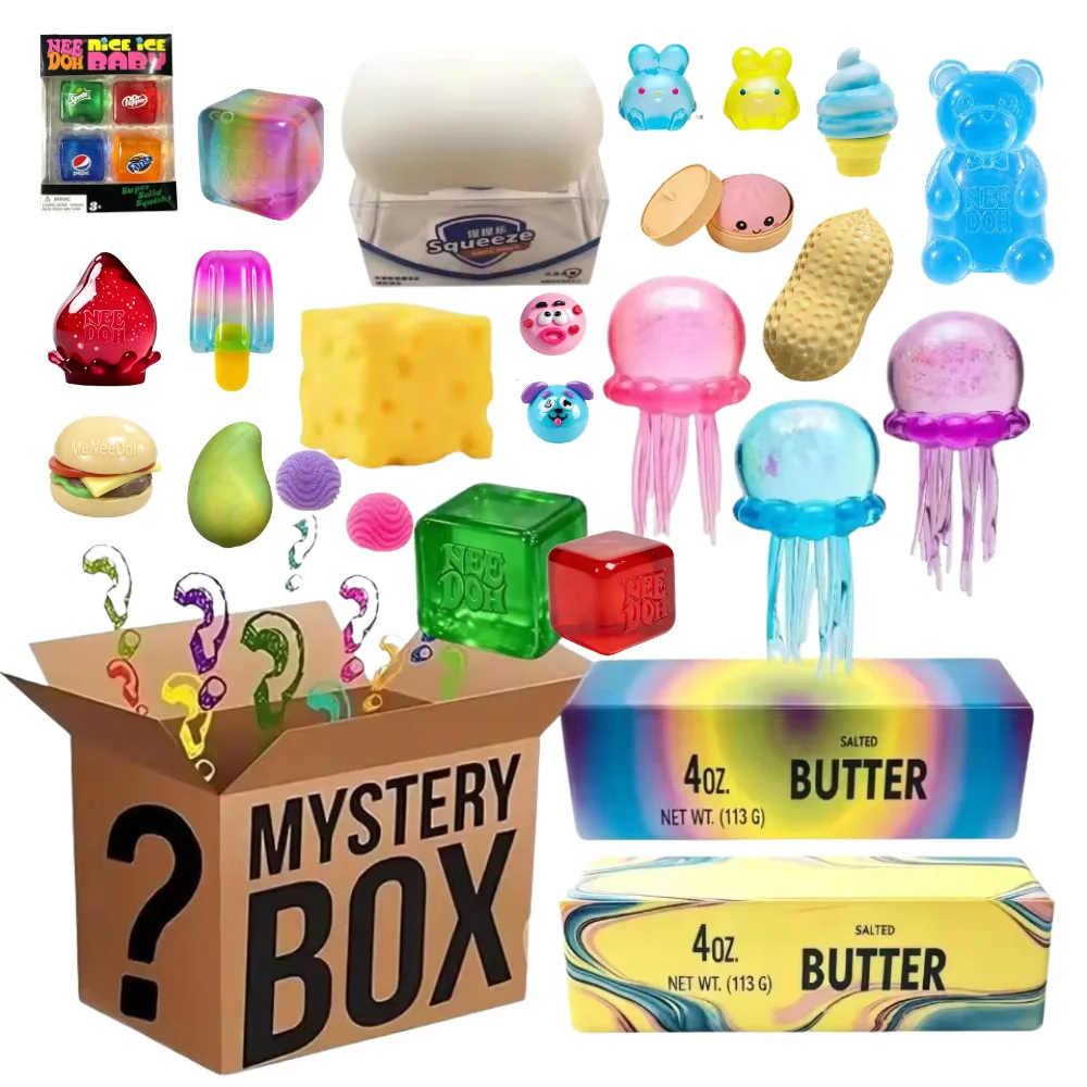 Mystery Box Blind Bag - Mystery Fidget Toy Blind Box ,Simulated