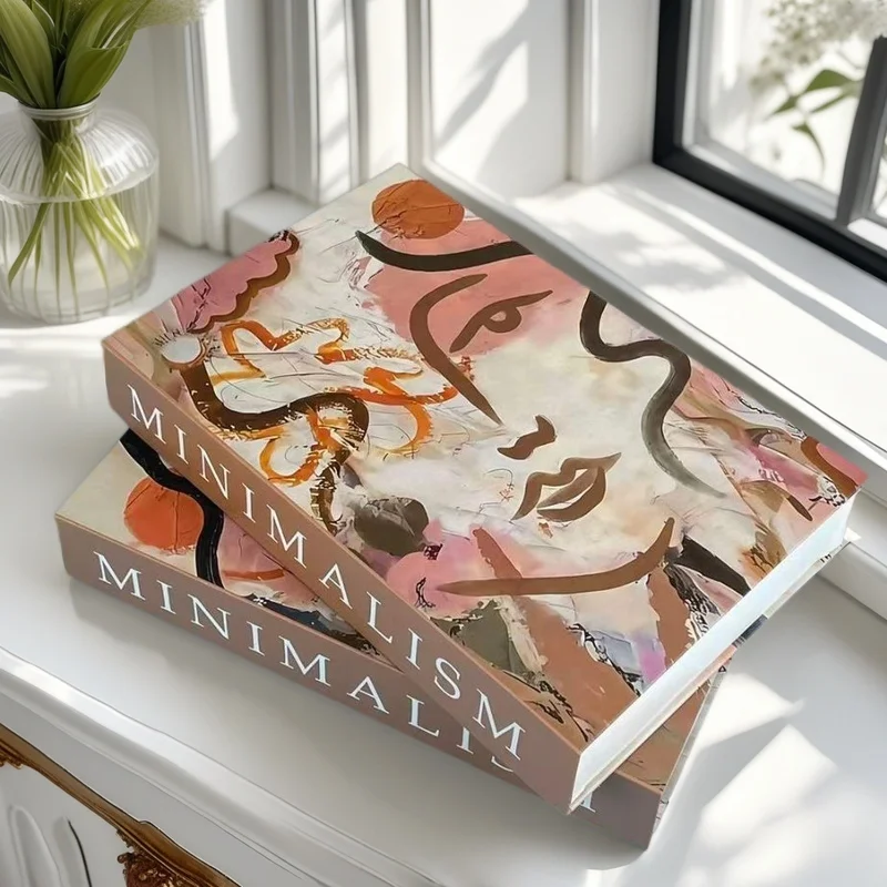 

Boho Luxury Fake Books Nooks Abstract Decorative Books Matisse Coffee Table Decoration Storage Box Bedroom Aesthetic Home Decor
