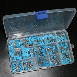 15 werte * 20Pcs Kondensator Set Hochspannung Keramik Kondensatoren Sortiment Assorted Kit Box 1nF 2,2 nF 10nF 22nF 0,47 nF 0,56 nF-10nF