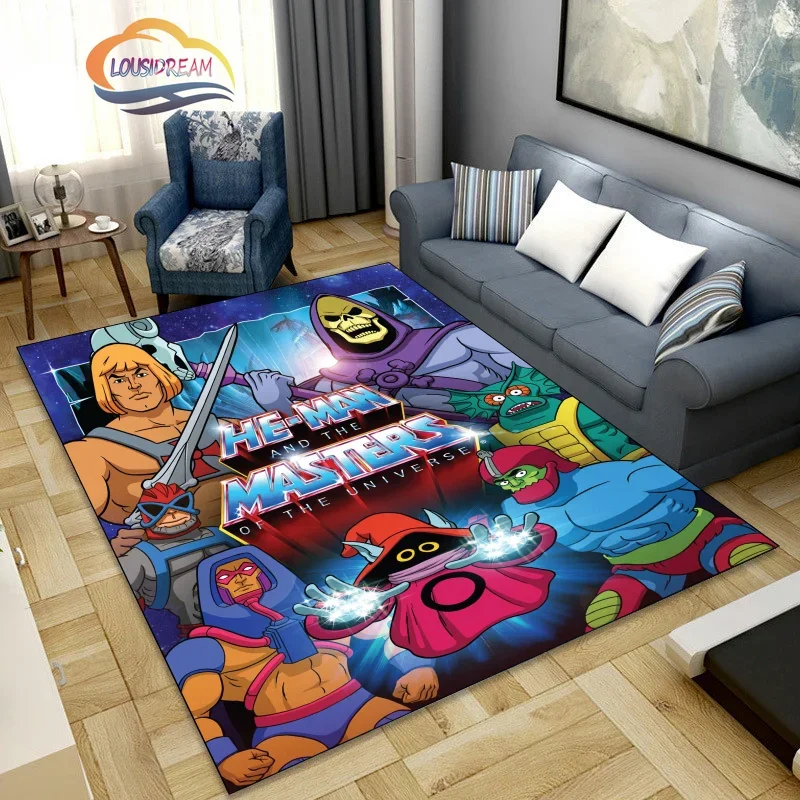 Science Fiction and Adventure Animation Masters of The Universe Carpet 3DPrint Living Floor Room Soft for Adult Children Mat