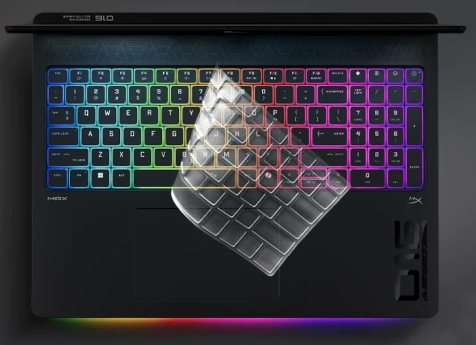 For HP Omen Max 16 inch / HP OMEN MAX Gaming Laptop 16 2025 Waterproof Transparent TPU Laptop Keyboard Protector Skin Cover