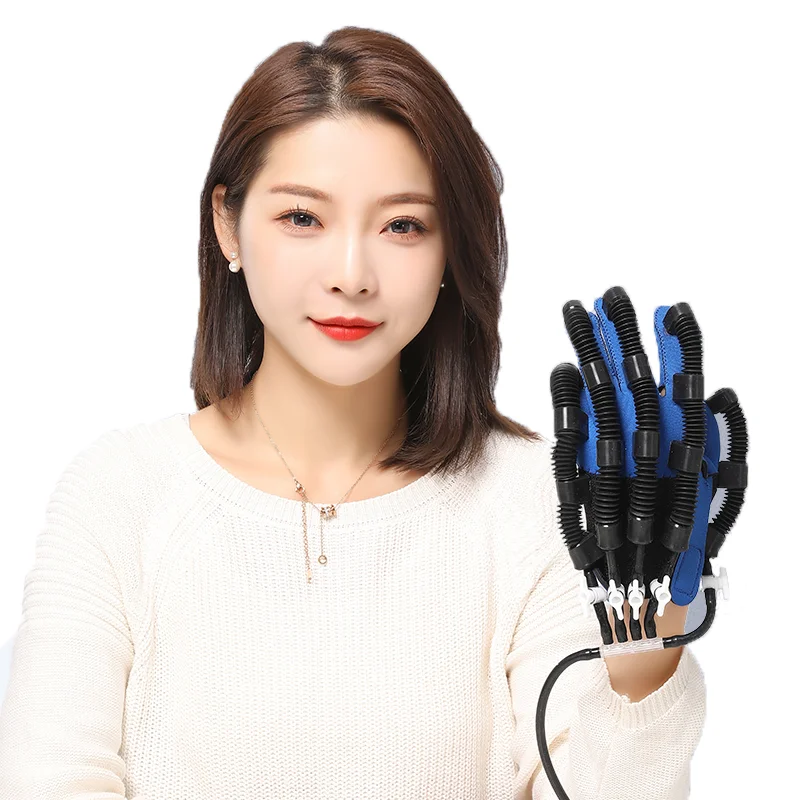 TJOM014-1 Exoskeleton Hand Training Intelligent Robot Mittes Finger Exercise Stroke Hemiplegia Rehabilitation Equipment