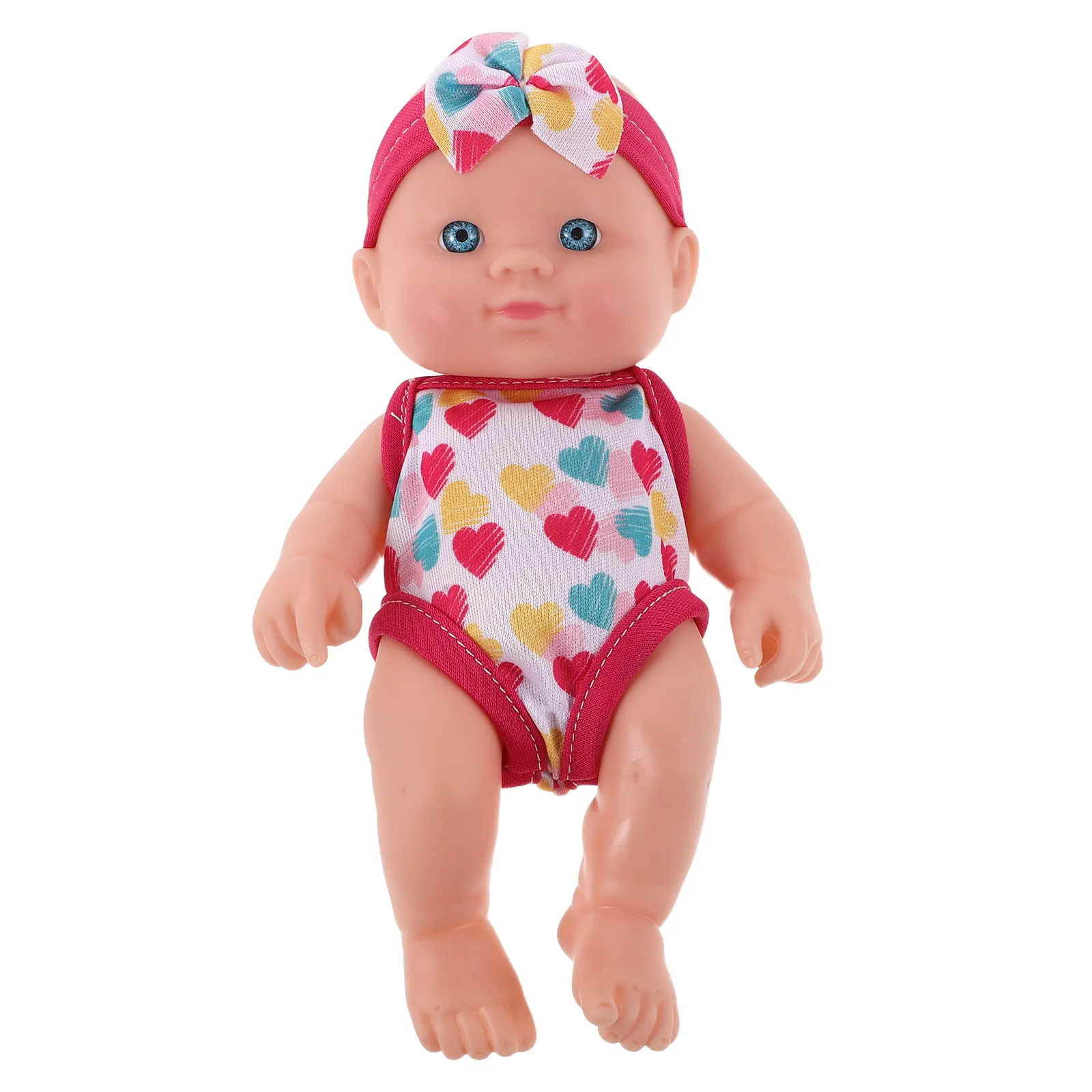 Schwimmendes Baby-Badespielzeug, Rosa Badeanzug, Wasserdichtes Rollenspiel-Pool-Spielzeug, Sommer-Spaß, Badewannenspielzeug