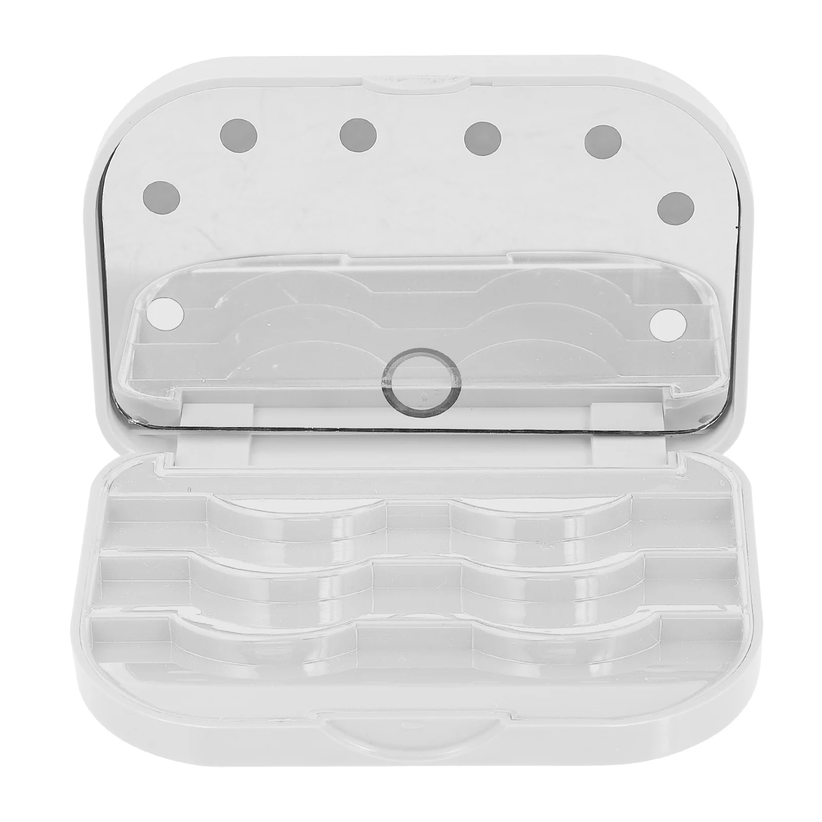 Étui à cils Compact à lumière LED, boîte à faux cils de grande capacité, organisateur Portable pour un usage quotidien, voyage, bureau, rassemblement