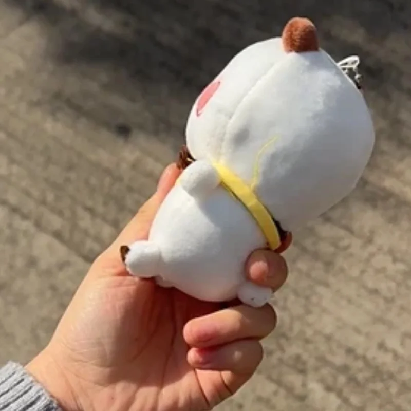 New 12cm Cute Yier Bubu Plush Keychain Soft Stuffed Doll Cartoon Toy Hanging Ornament Bag Decoration Kawaii Friend Gift