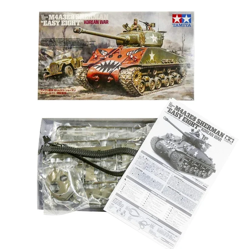 Tamiya montiert Modell Kit m4a3e8 Sherman Tank