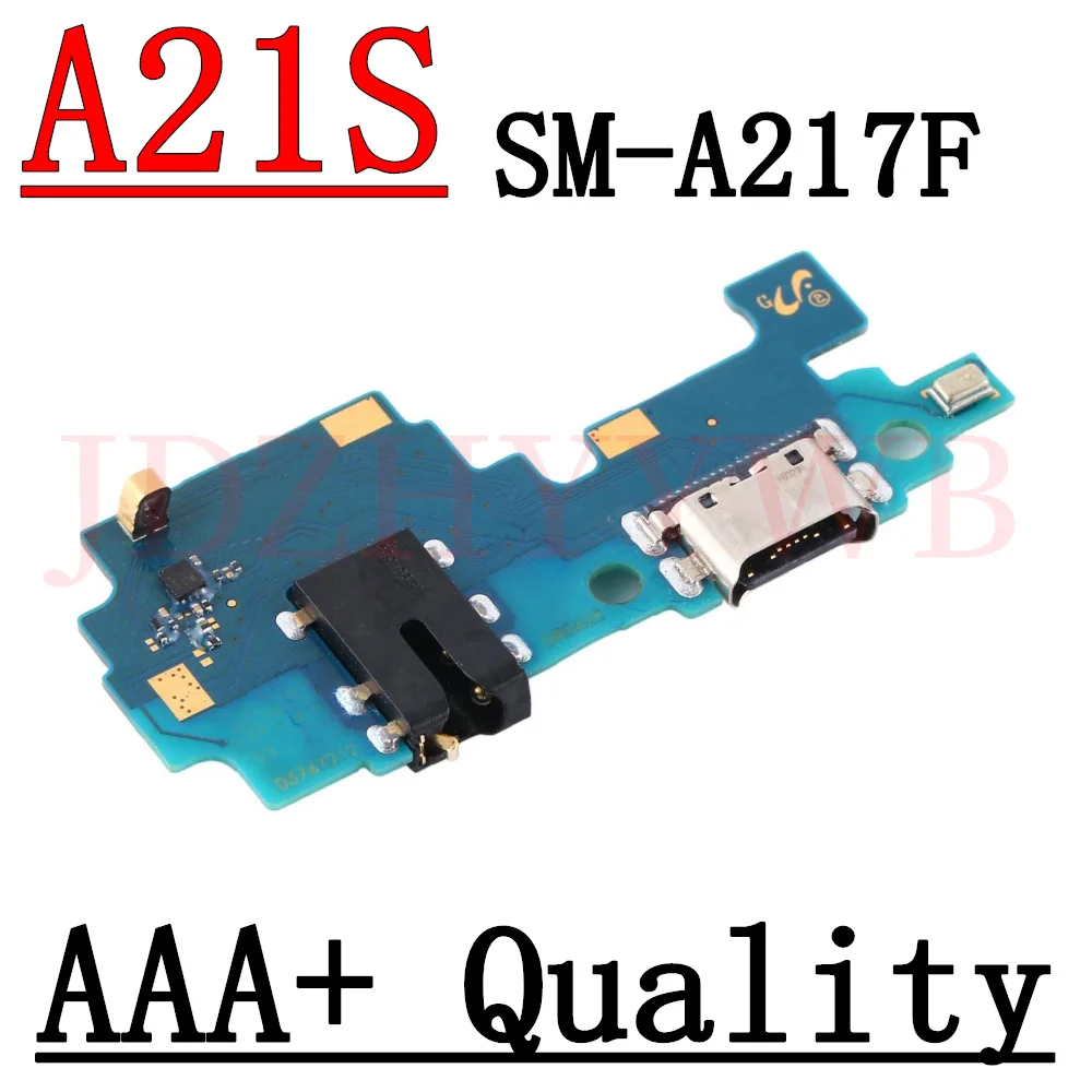 USB Charge Port Jack Dock Connector Charging Board For Samsung Galaxy A21S SM-A217F A217N Motherboard Main Flex Cable