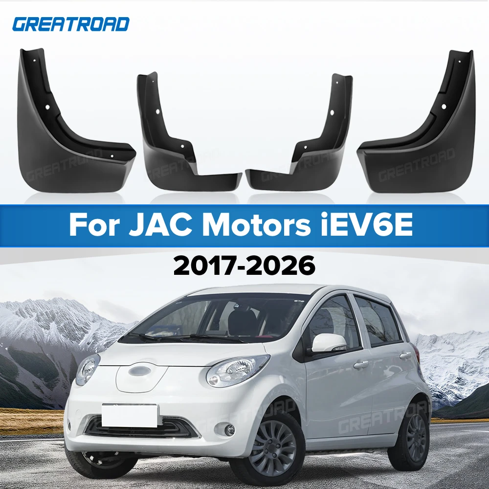 

For JAC Motors iEV6E 2017-2020 2021 2022 2023 2024 2025 2026 Fender Mudflaps Splash Guards Mudguards Mud Flaps car Accessories