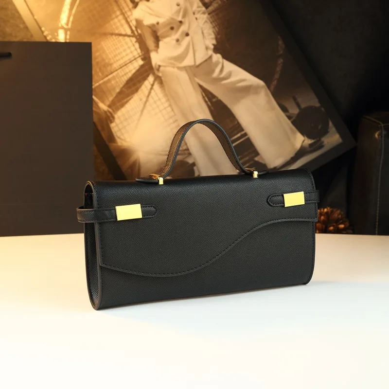 Trendy and fashionable versatile shoulder and crossbody bag women, high-end niche design handbag with pattern, long