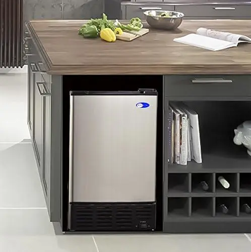 Stainless Steel Built-In Ice Maker