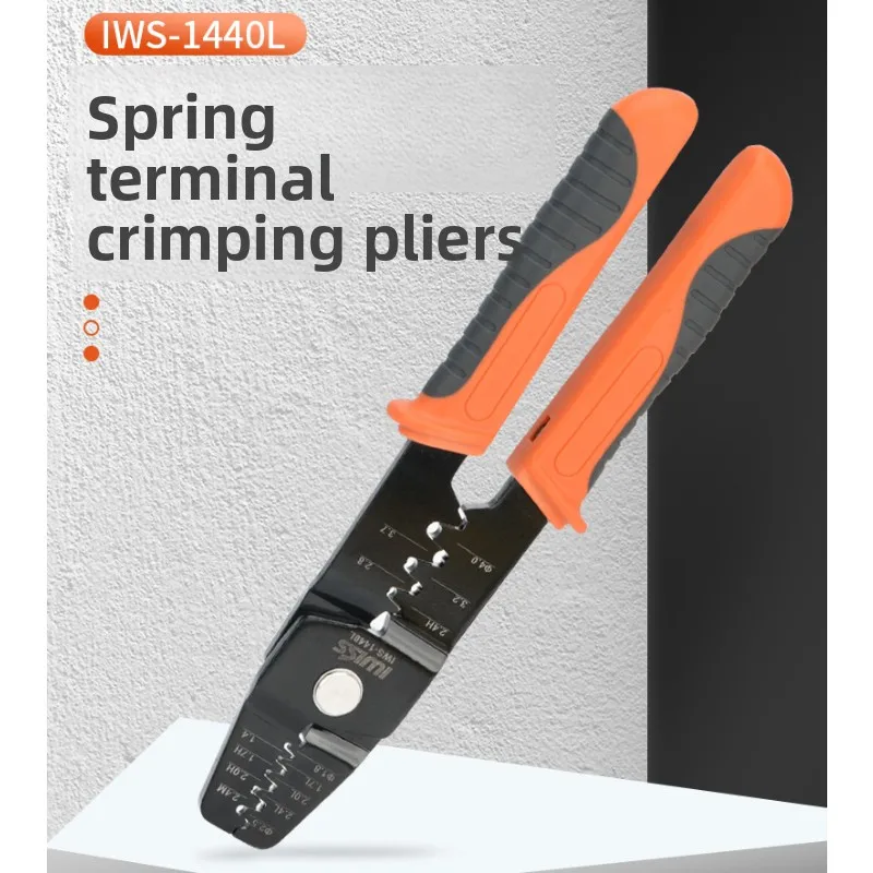 Auto Connector Terminal Crimping Plier, Male Female Pin Crimper Automotive Wiring Plug Assembly