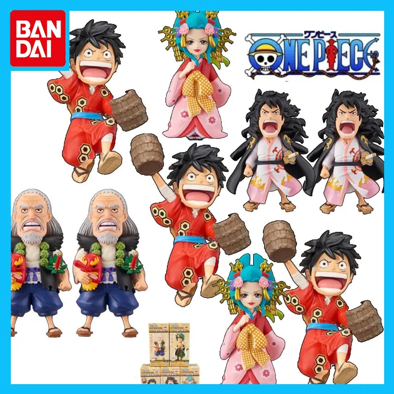 

Bandai Original ONE PIECE Anime Figure WCF Land of Wano Finale 1 Luffy Action Figure Toys for Boys Girls Kids Gift