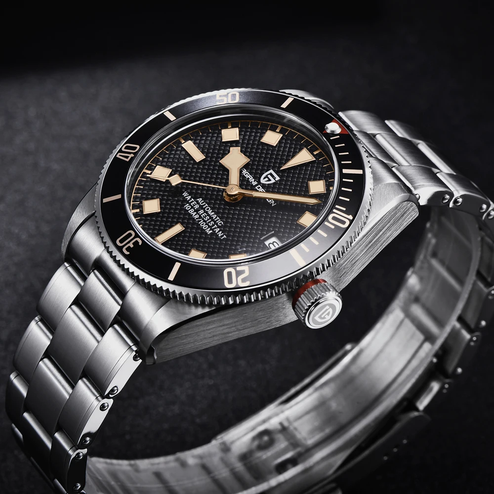 2025 جديد PAGANI تصميم قمة فاخرة BB58 ساعات أوتوماتيكية للرجال الميكانيكية الرياضية الفولاذ المقاوم للصدأ مقاوم للماء ساعة معصم للرجال #5