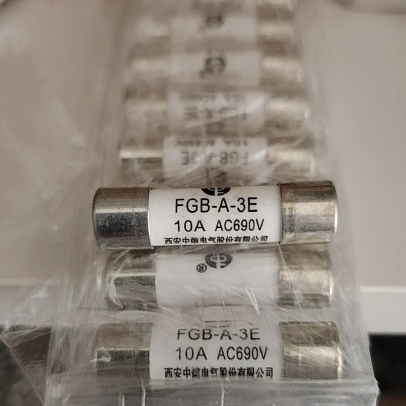 Fusibili Cilindrici In Ceramica FGB-A-3E 2A 3A 4A 5A 6A 8A 10A 16A 20A 25A 32A 690V Per Energia Fotovoltaica Ed Eolica-image
