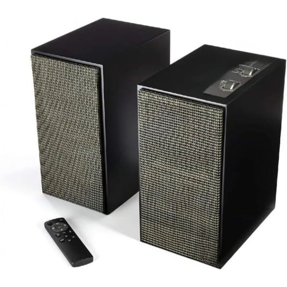 The Fives Powered Bookshelf Speakers (Matte Black)