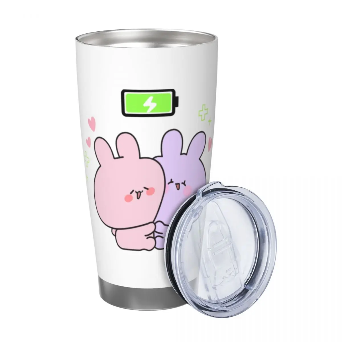 Asamimichaan Cute Asamimi 20oz Cup Large Capacity Car Mug Leak-proof Juice Coffee Cup Food Grade