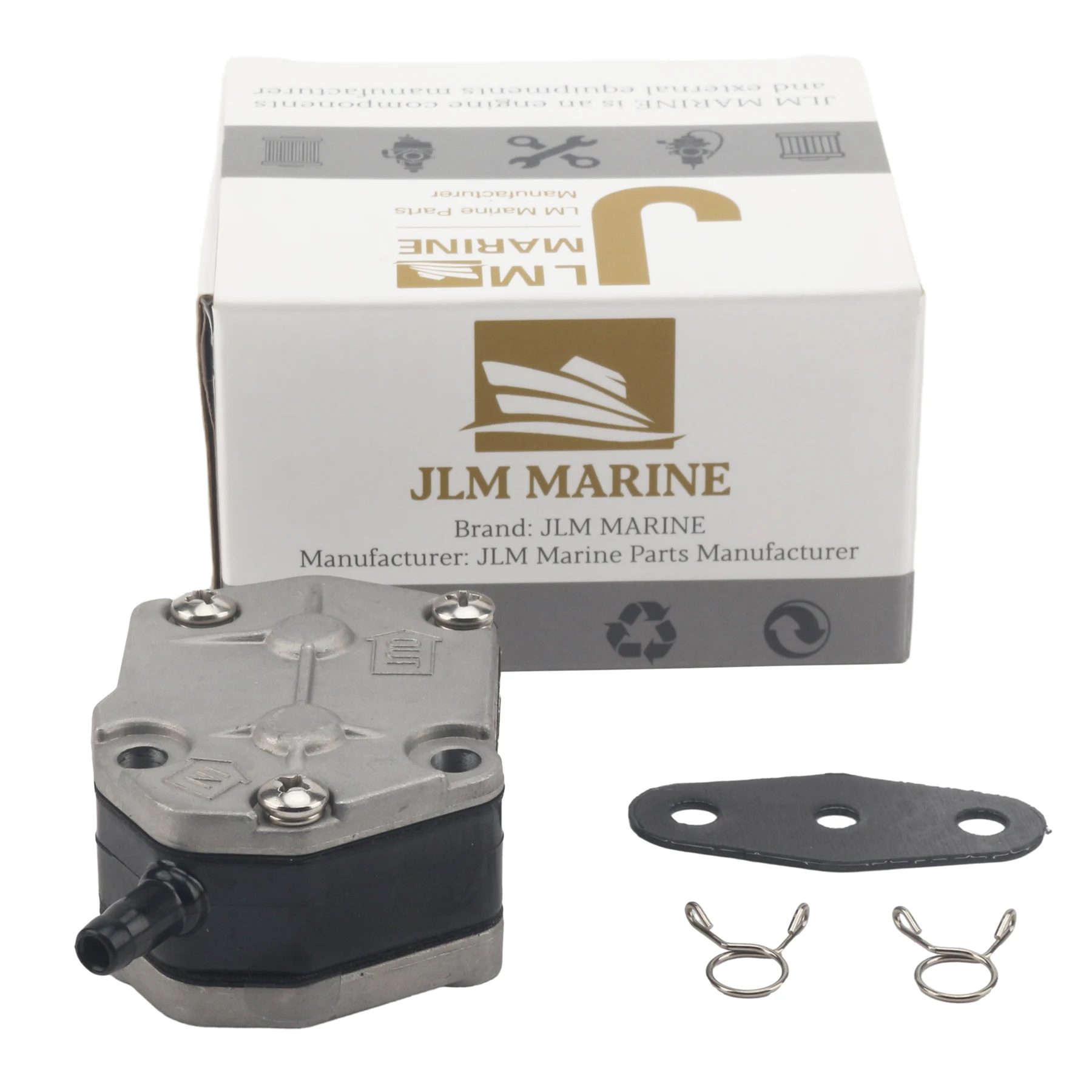 

JLM Marine Outboard Oil Fuel Pump Assembly for Mercury Mariner 15 20 25 30 40 55 HP 2 Str 81328M 84139M 84651M 853729A1 93045M