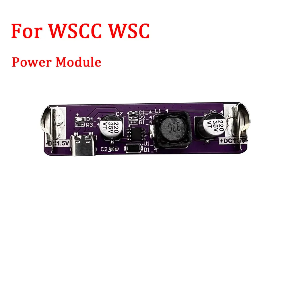 1 Pcs USB Power Module For Wonder Swan Color Replaceable Battery Cover Power Board Module For WSCC WSC Console Accessory