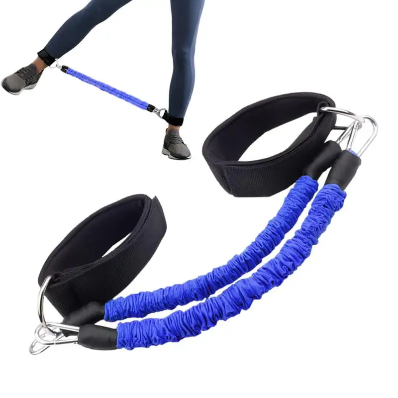 Fitness Bounce Trainer Rope Resistance Bands Exercise Bungee Basketball Tennis Running Leg Strength Agility Training Strap