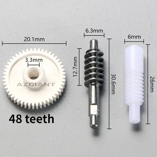 Imagen 2 del producto 48T para Mazda 2 3 5 6 Axela Speed3 Premacy Atenza Demio ala lateral espejo retrovisor plegable de marcha atrás kit de reparación de engranajes de Motor