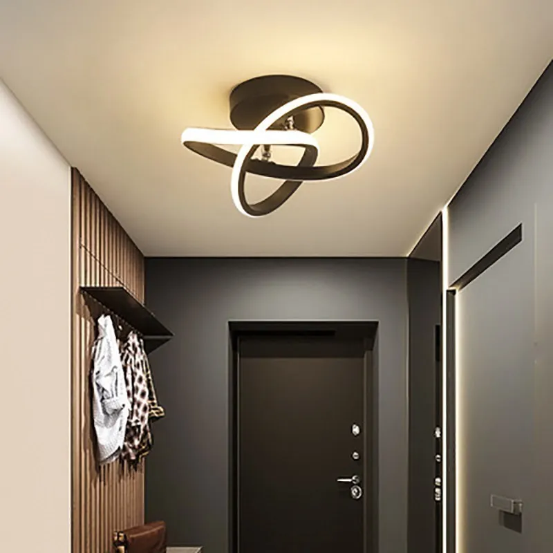 LED Strip Aisle Ceiling Lights Modern Minimalist Living Room Lamps For Balcony Entrance Staircase Home Decor Fixtures Led Luster