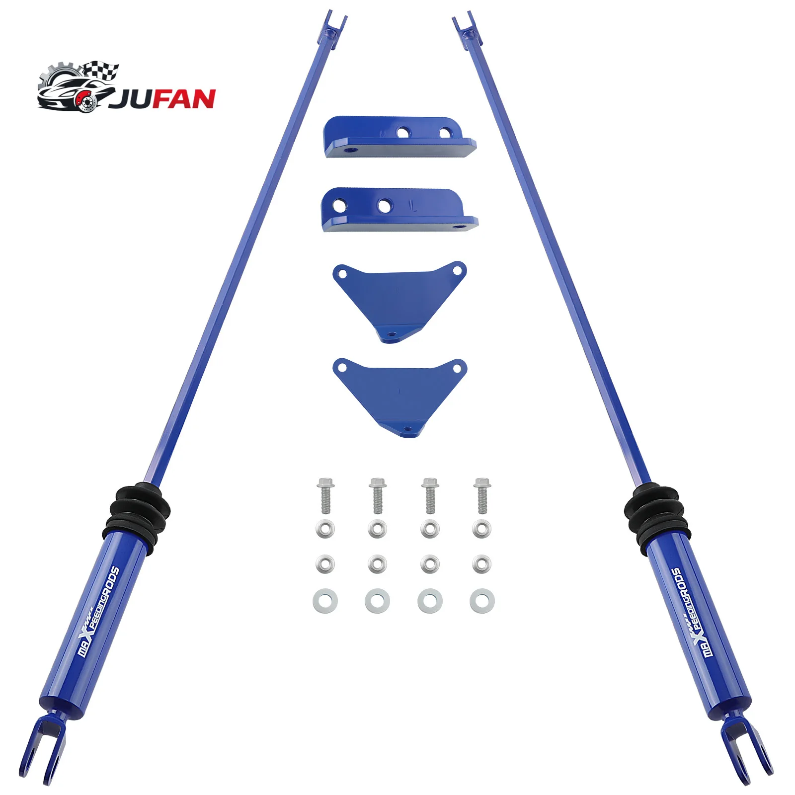 MaXpeedingrods New 2x Suspension Balance Bar Damping Rod W/Bracket for Tesla MODEL 3 2024+ RWD 2-Year Warranty